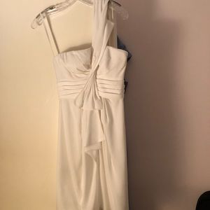 Silk White BCBG Dress